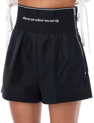 ALEXANDER WANG High-Waisted Safari Mini Shorts