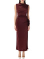 MAGDA BUTRYM Draped High Neck Midi Dress - Size 36