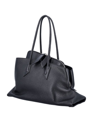 THE ATTICO Medium Top Handle Handbag - Stylish Elegance for Spring 2025