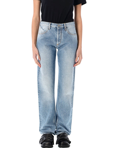 THE ATTICO Women’s Boyfriend Fit Long Denim Pants - Size 26