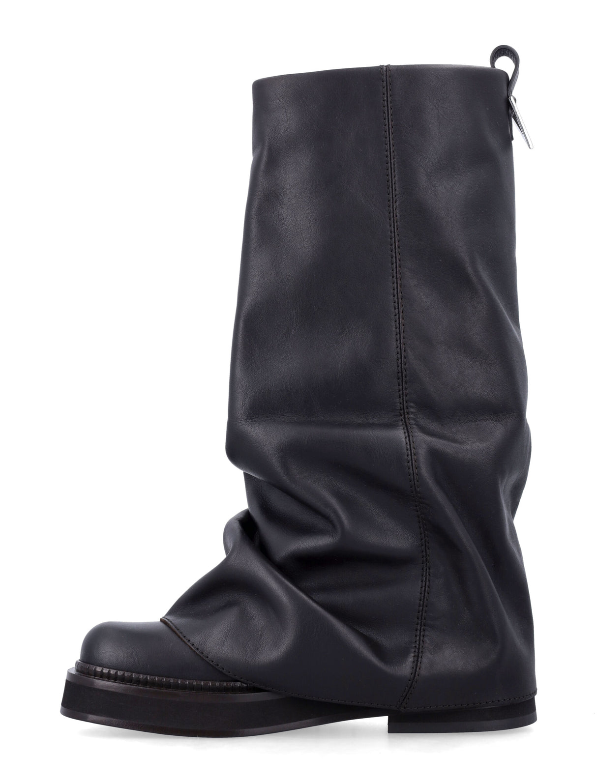 THE ATTICO Stylish Combat Boots with Square Toe Design