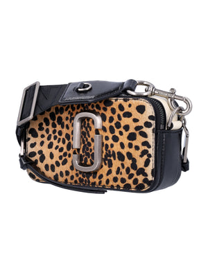 MARC JACOBS Cheetah Haircalf Mini Snapshot Bag