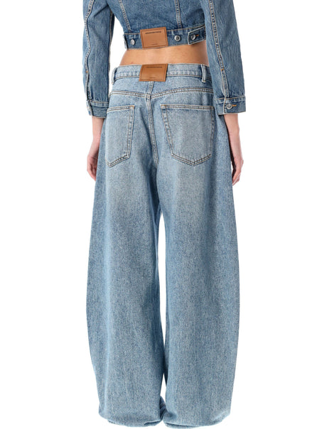 ALEXANDER WANG Oversized Rounded Low Rise Jeans (Size 26)