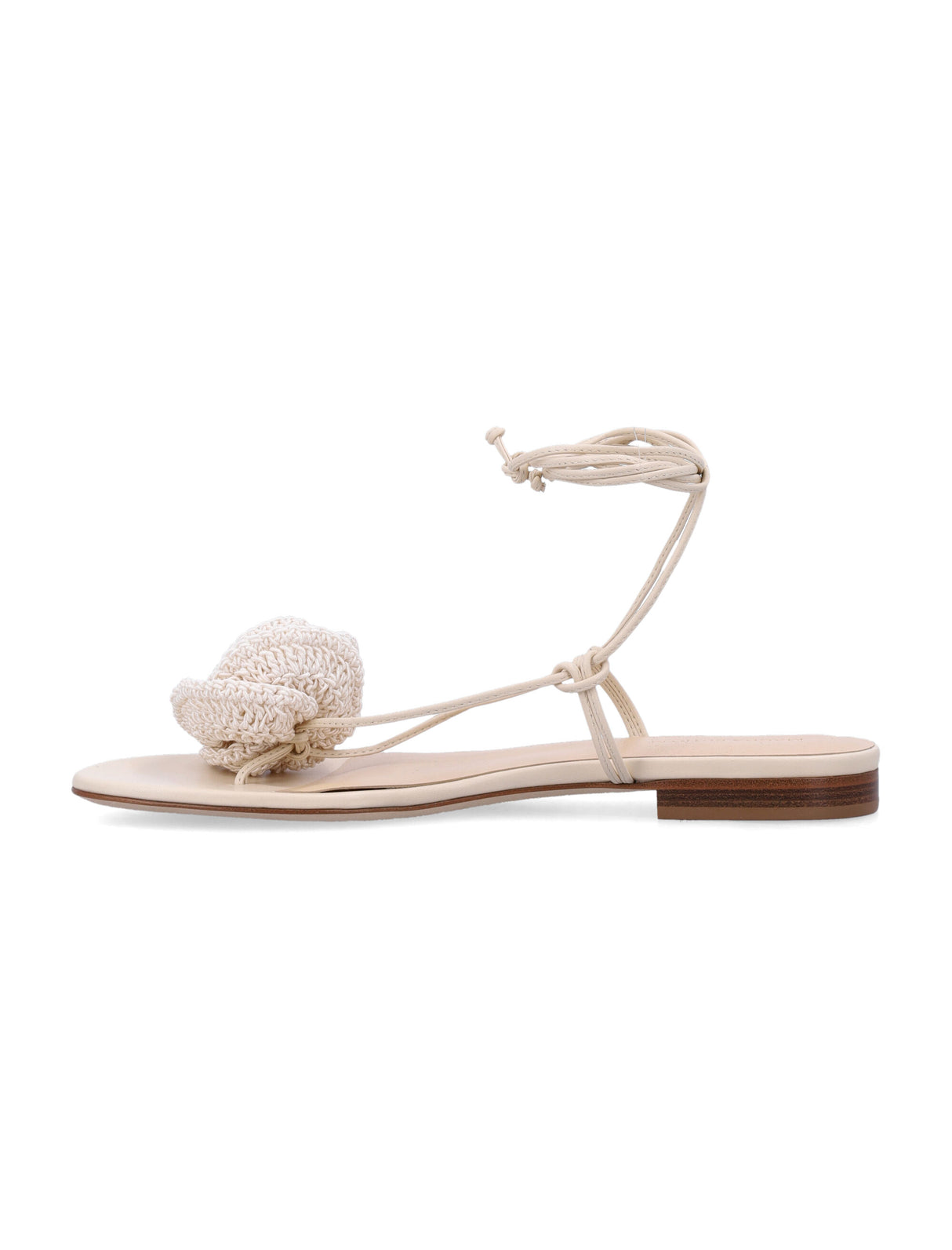 MAGDA BUTRYM Crochet Flower Gladiator Sandal