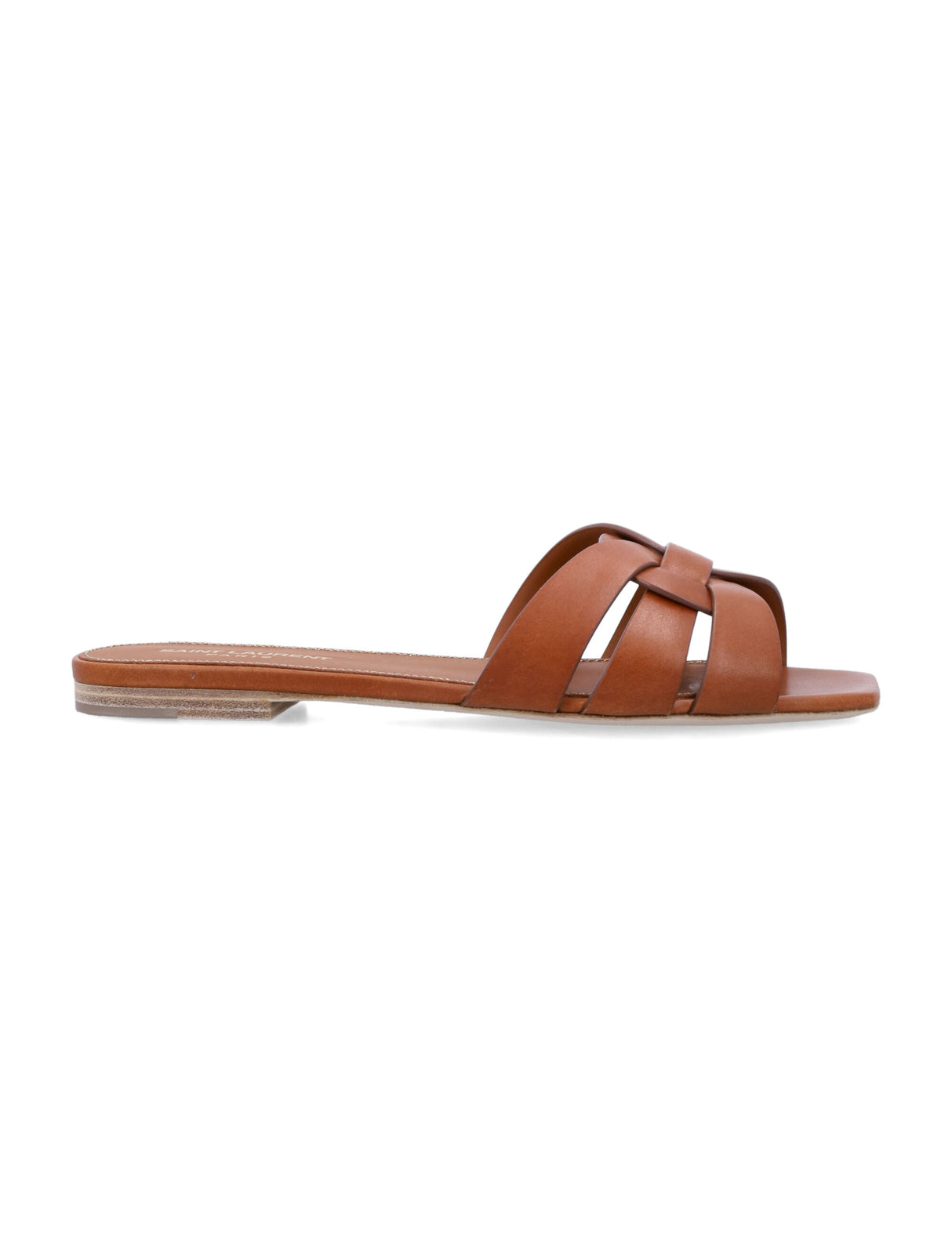 SAINT LAURENT Elegant Tribute Flat Sandals - Women’s Summer Footwear