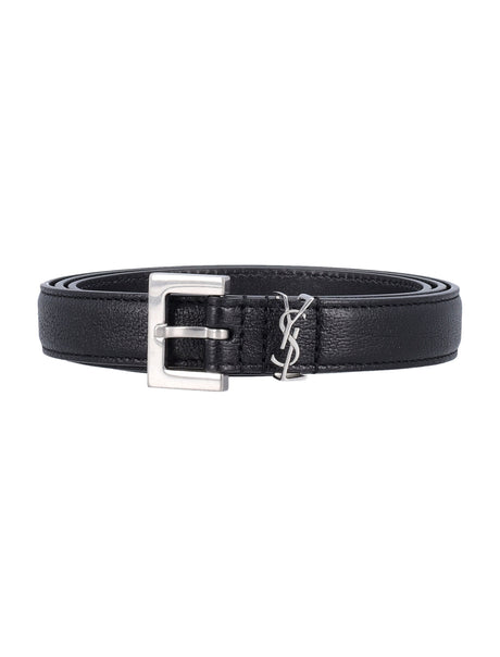 Saint Laurent Mini Cassandre Belt - 2CM