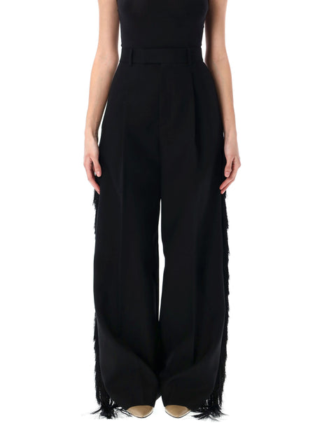 CARVEN Fringed Trousers - Size 36