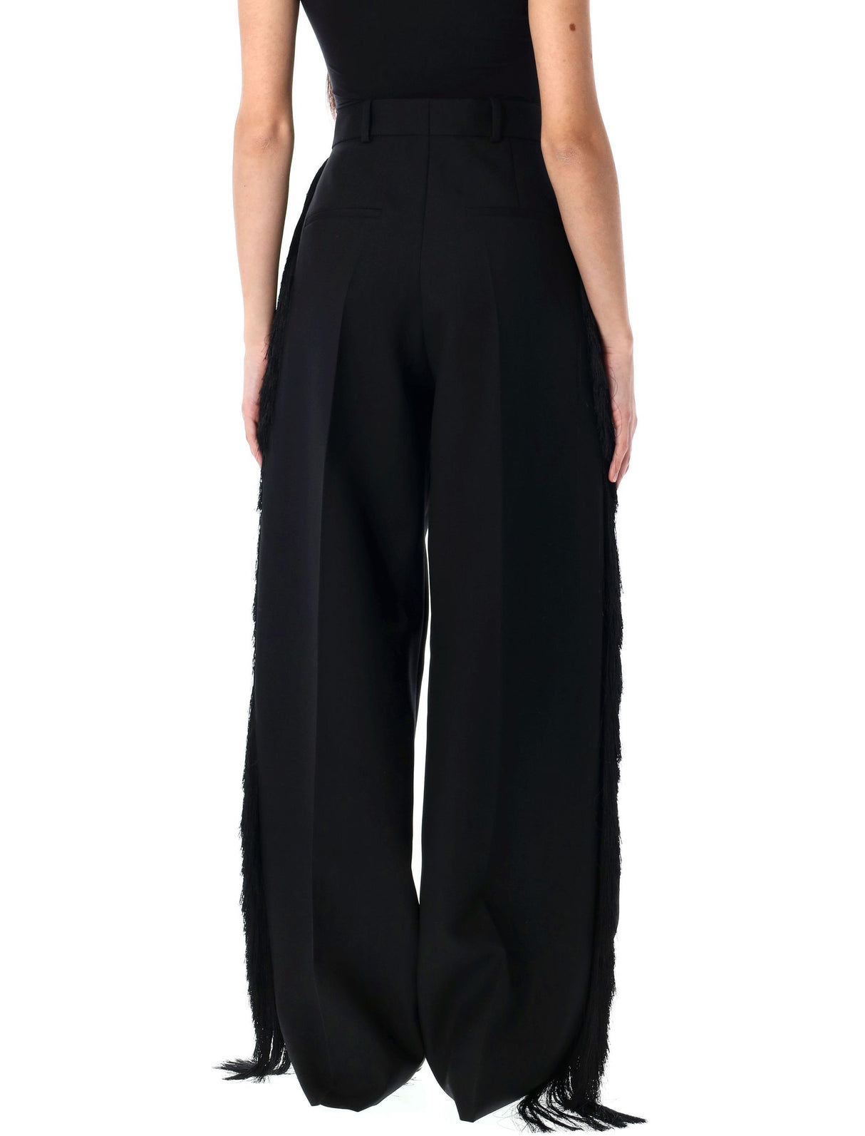 CARVEN Fringed Trousers - Size 36