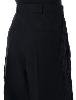 CARVEN Fringed Trousers - Size 36