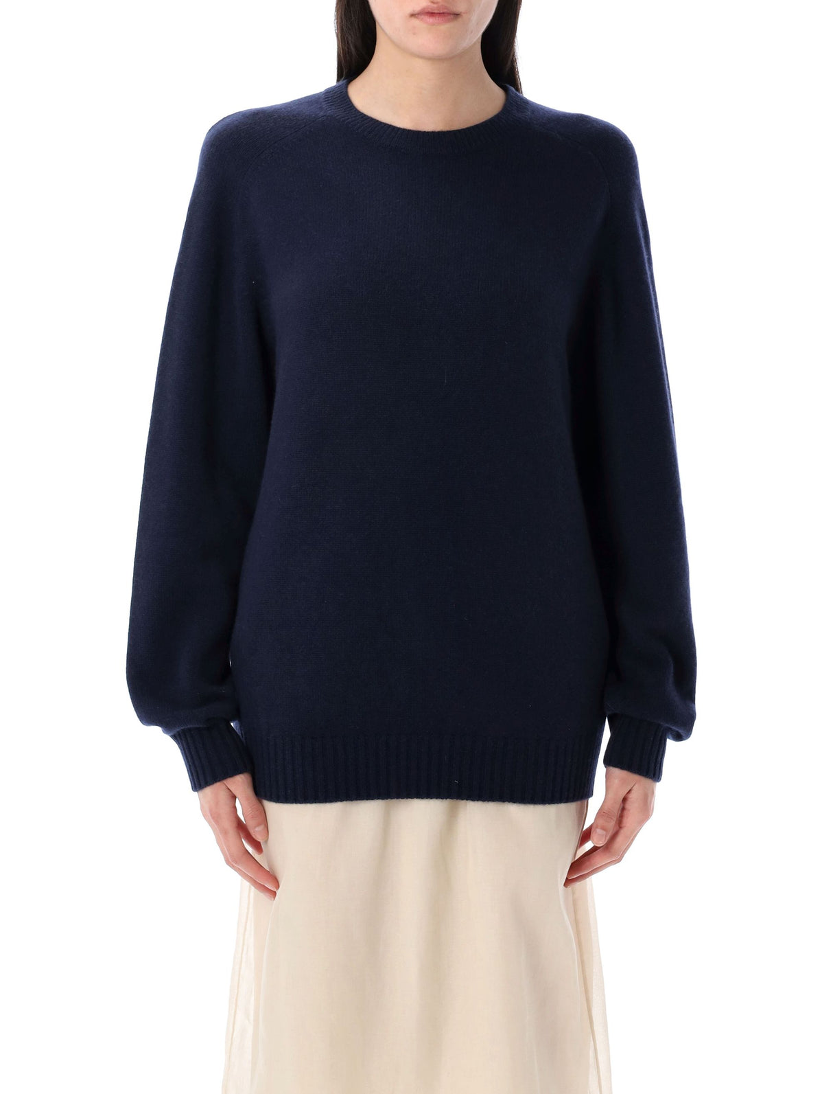 CARVEN Relaxed Fit Ribbon Sweater - Size S