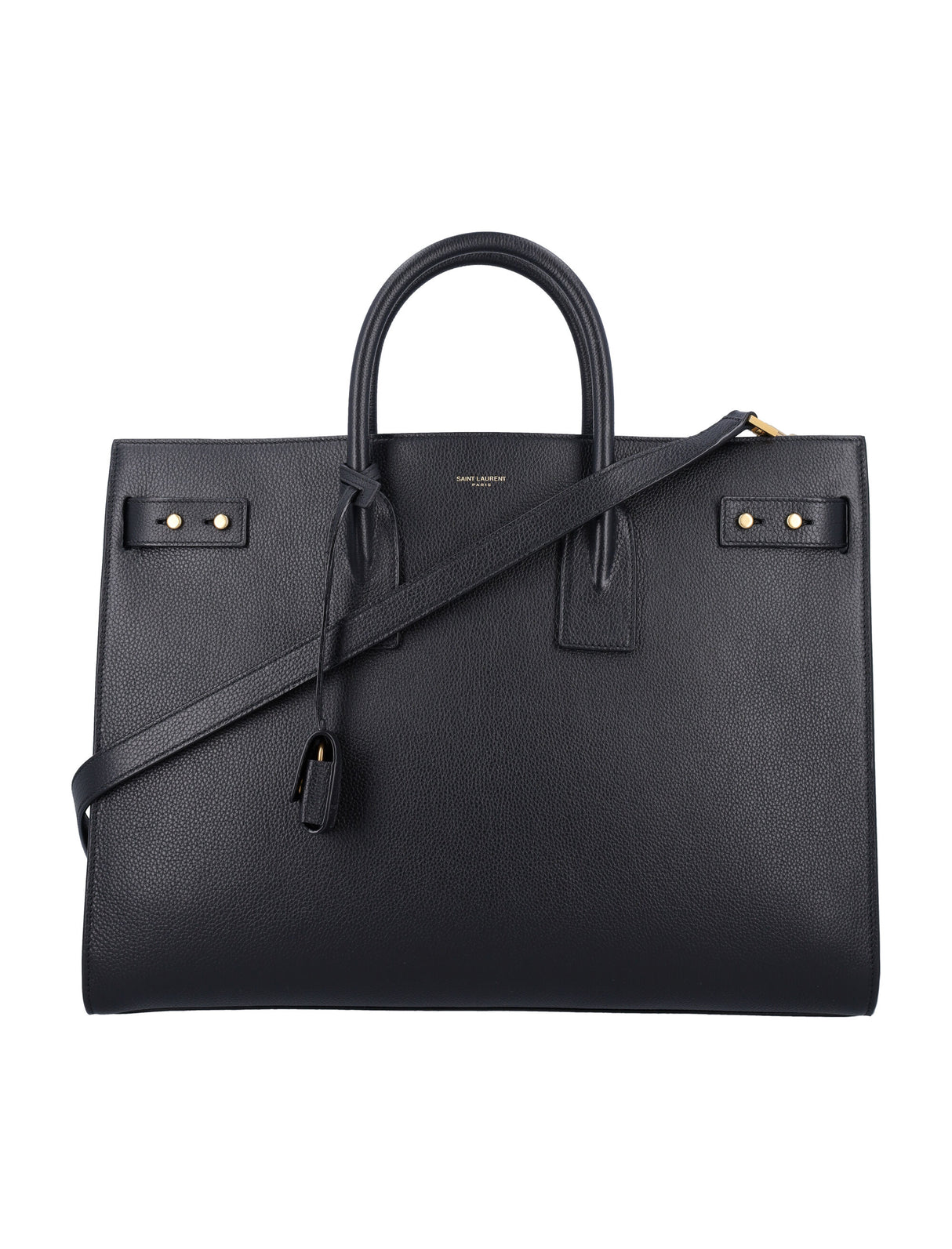 SAINT LAURENT Thin Large Leather Handbag