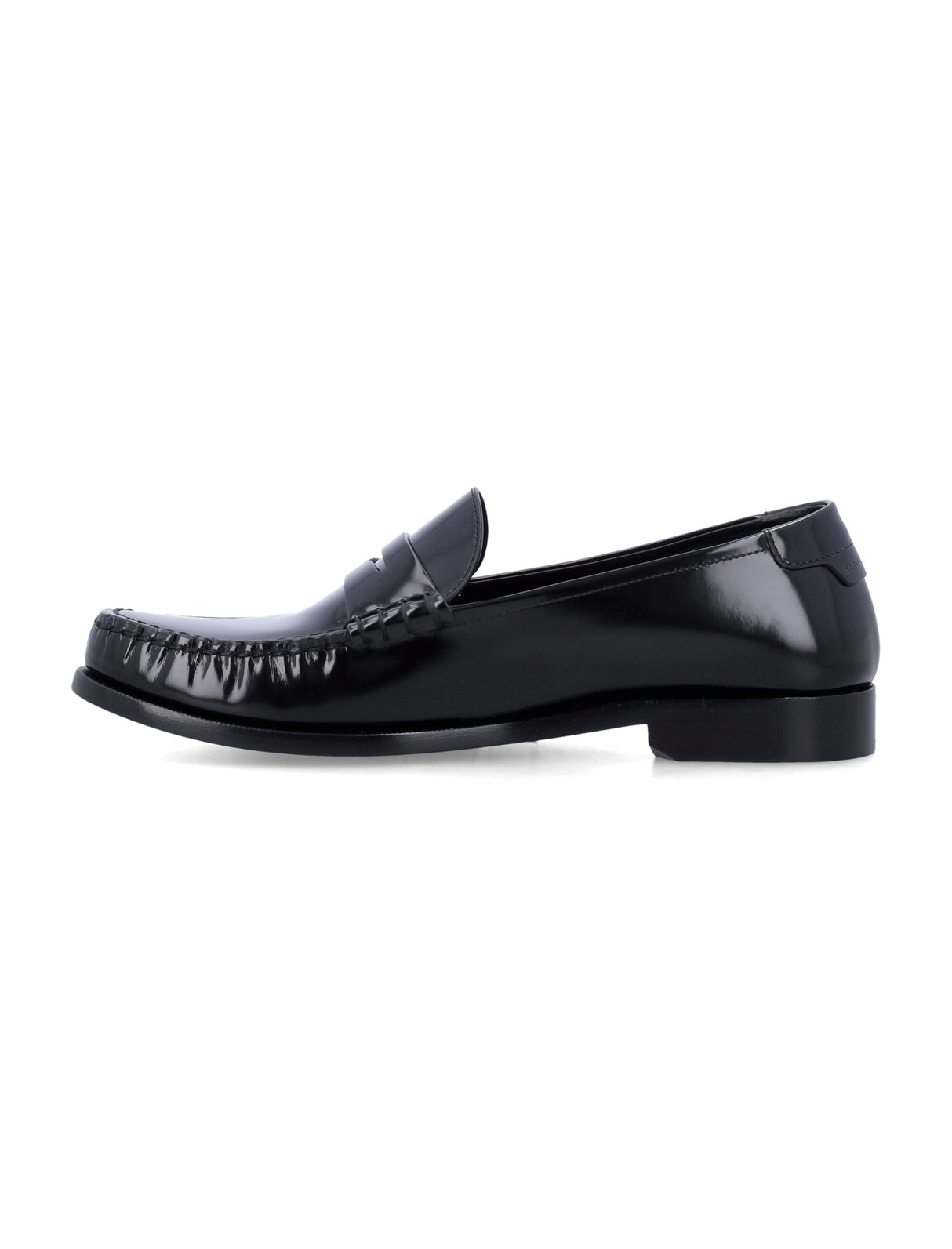 SAINT LAURENT Men's Leather Penny Loafers