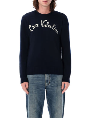 VALENTINO GARAVANI Crew Neck Regular Fit Sweater - Size L