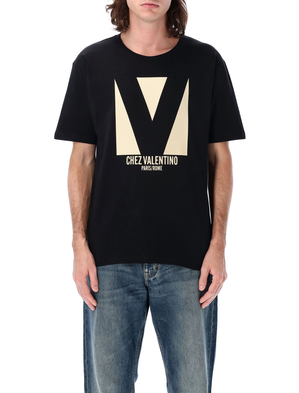 VALENTINO GARAVANI Regular Fit Chez Valentino T-Shirt - Size L