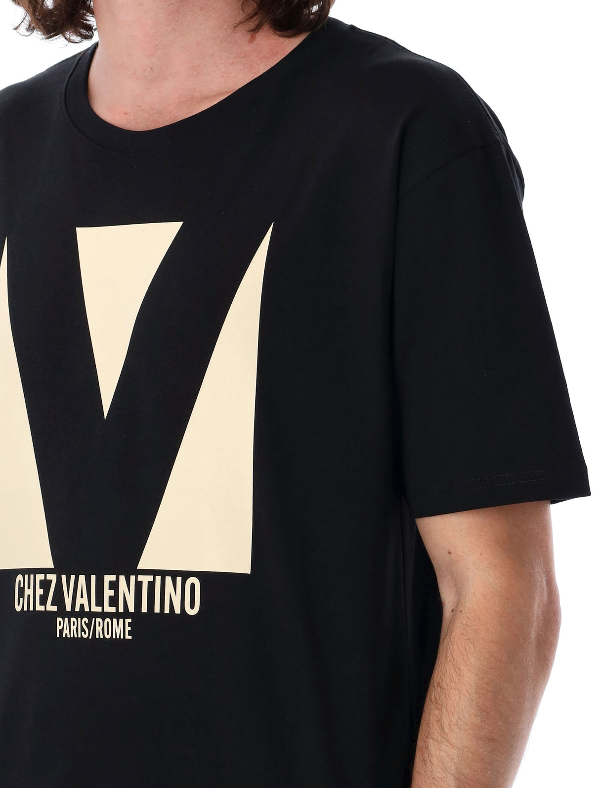 VALENTINO GARAVANI Regular Fit Chez Valentino T-Shirt - Size L