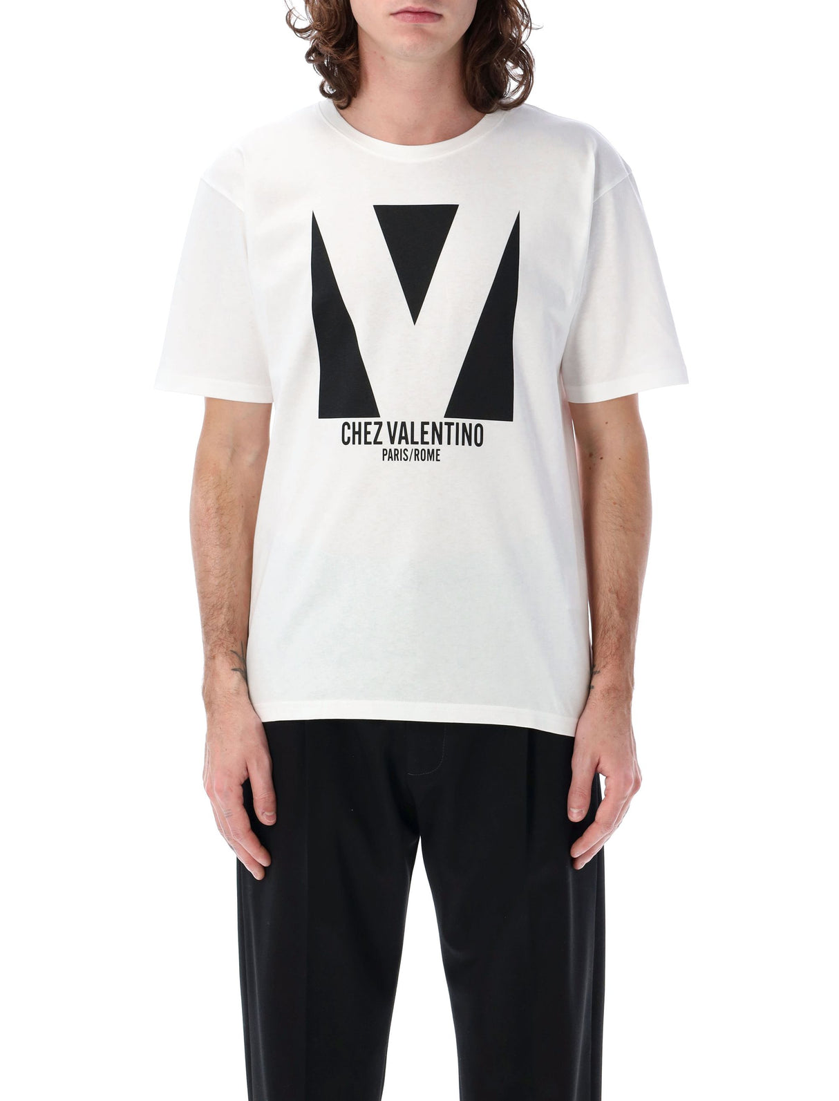 VALENTINO GARAVANI Chez Valentino T-Shirt - Regular Fit, Size L