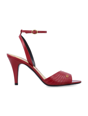 VALENTINO GARAVANI Ladycrush Open Toe Sandal with Adjustable Ankle Strap - 8.5 cm Heel