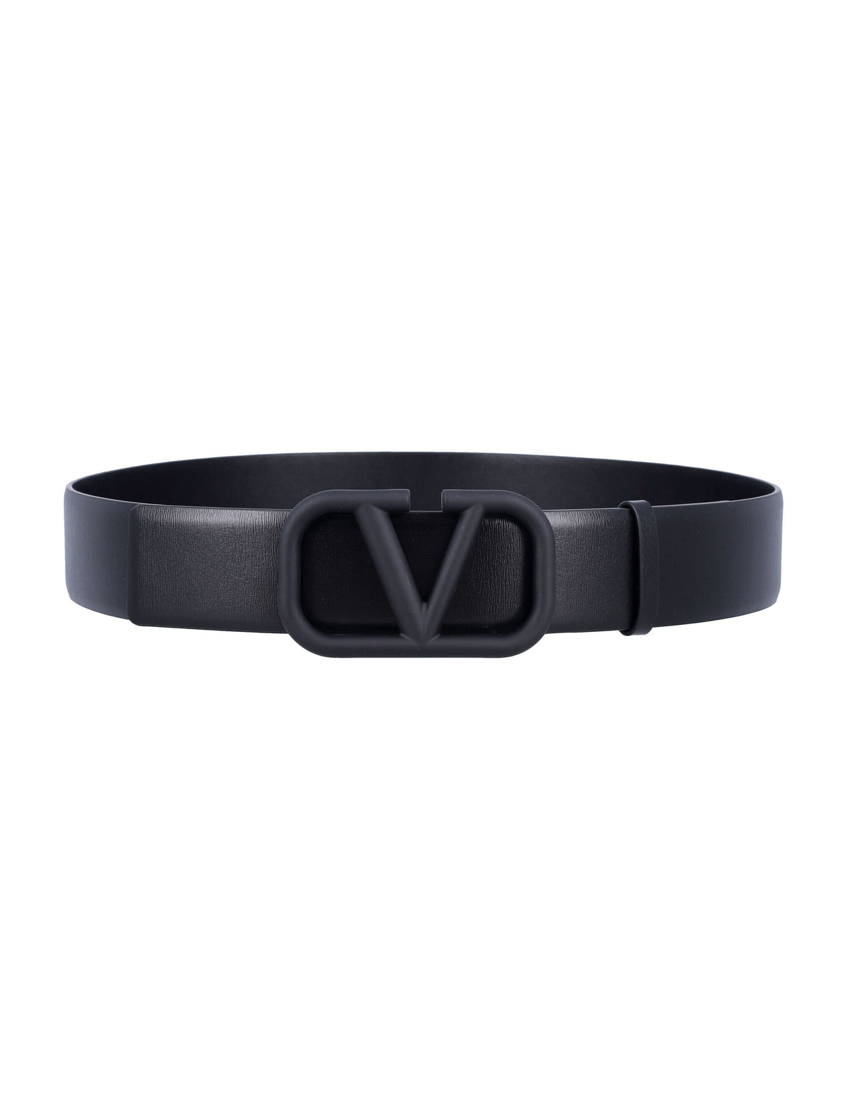 VALENTINO GARAVANI Vlogo Signature Leather Belt - 4 cm Height