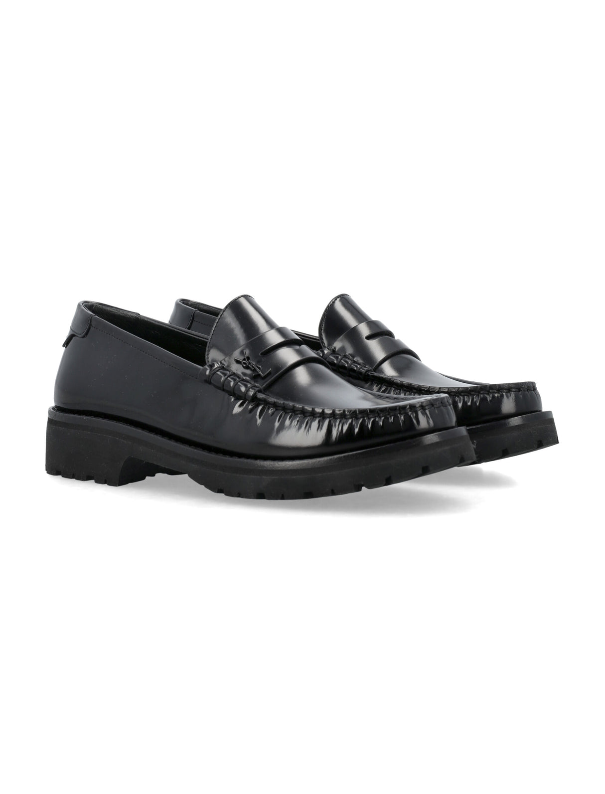 SAINT LAURENT Chunky Sole Penny Loafers