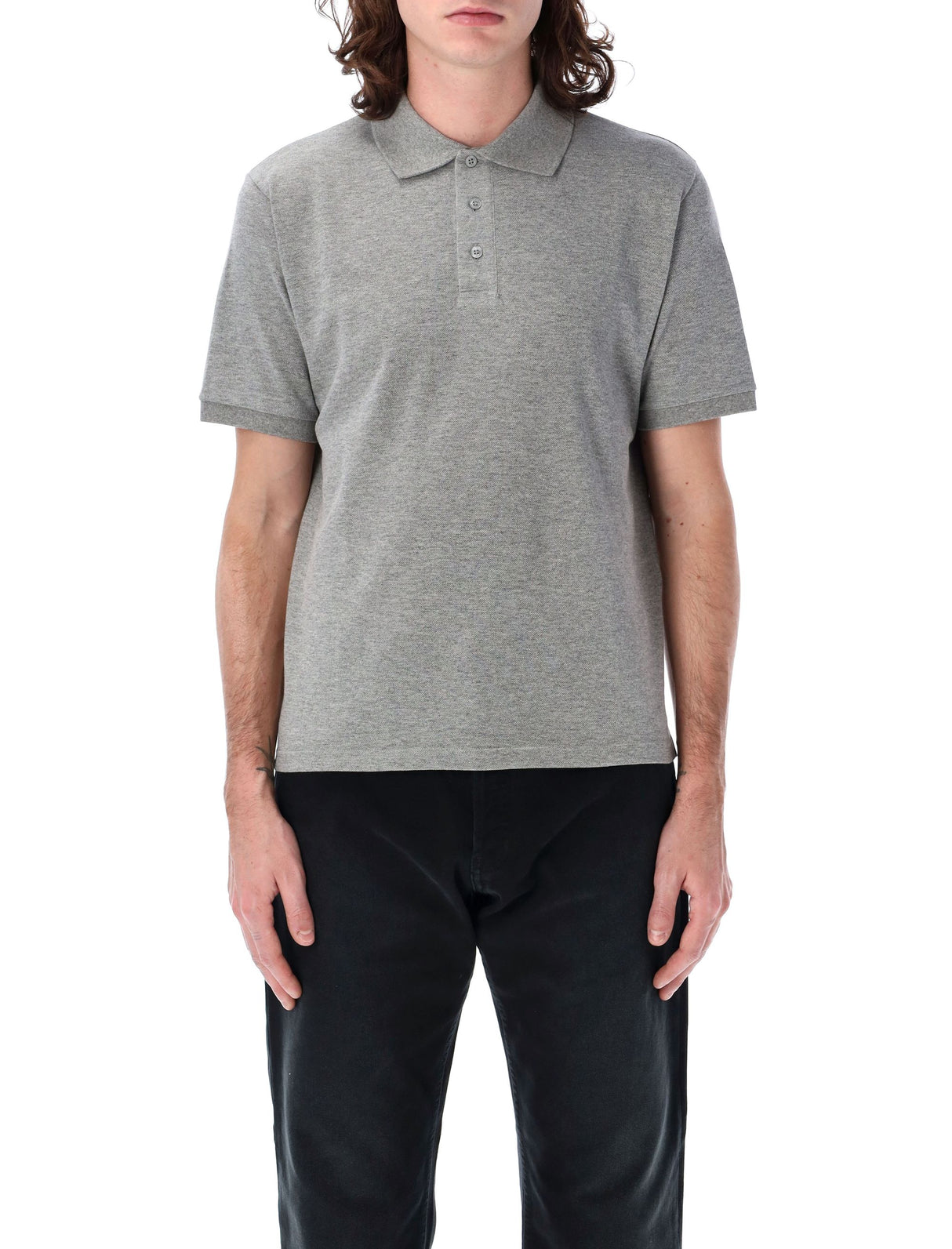 SAINT LAURENT Classic Regular Fit Polo Shirt - Size L