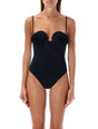 MAGDA BUTRYM Elevated One-Piece Swimsuit with Underwire Bra - Size 36