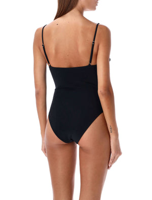 MAGDA BUTRYM Elevated One-Piece Swimsuit with Underwire Bra - Size 36