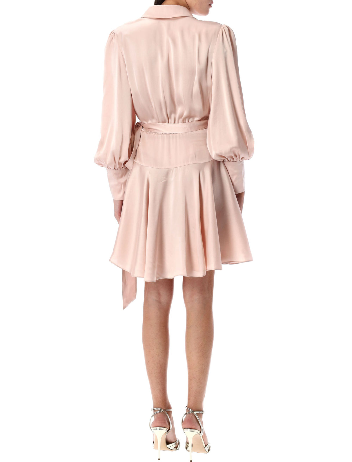 ZIMMERMANN Chic Wrap Mini Dress in Premium Silk - Size 1