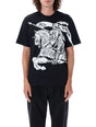 BURBERRY Knight Print T-Shirt - Regular Fit - Size L