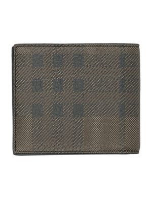 BURBERRY Mini Bifold Wallet with Shield Plaque