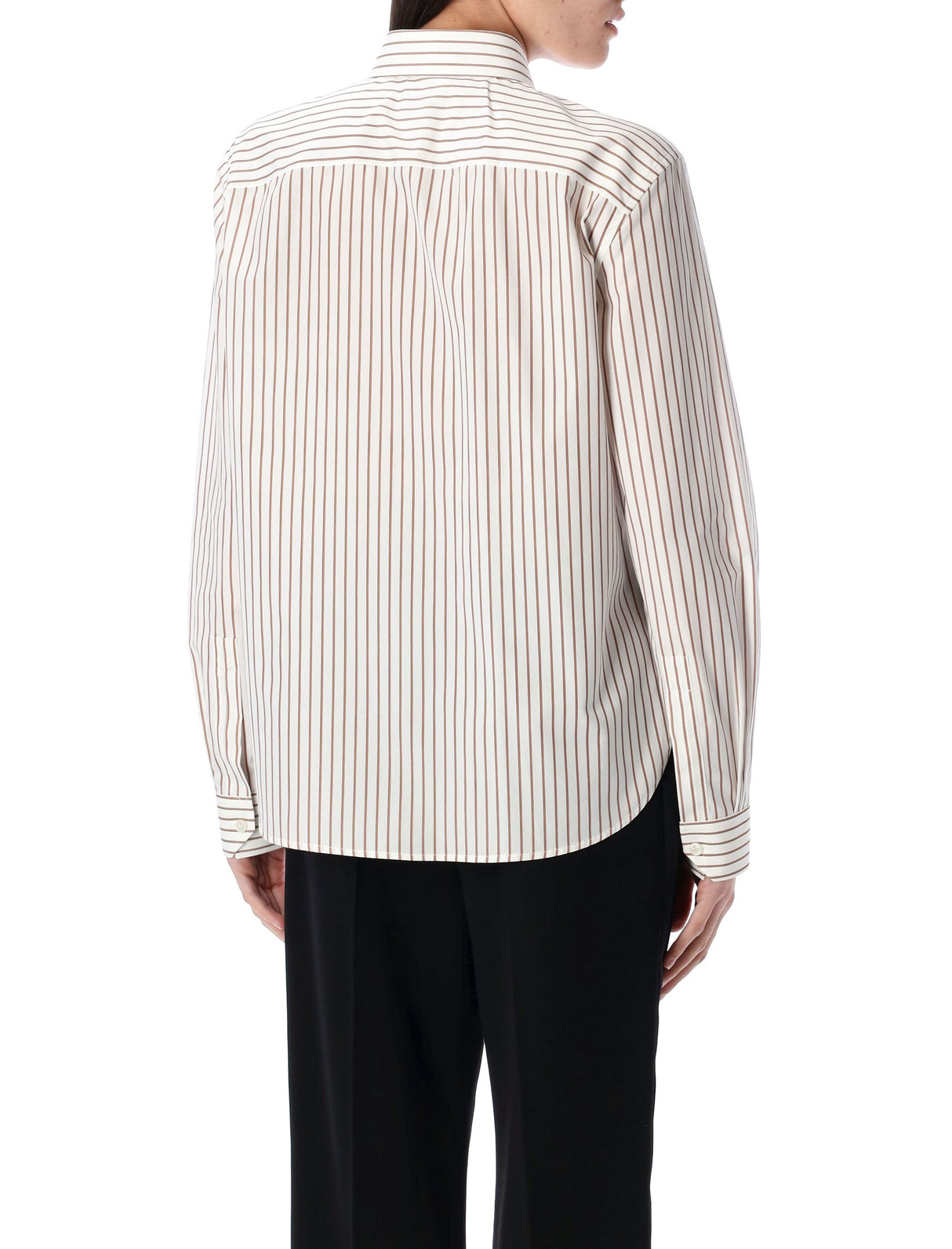 SAINT LAURENT Classic Stripe Shirt for Women