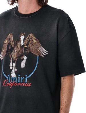 AMIRI Vintage Wash Pegasus Graphic T-Shirt - Large