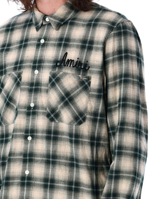 AMIRI Men's Shotgun Flannel Shirt - Size L