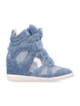 ISABEL MARANT Women's High-Top Sneaker with Hidden Heel - 5 cm Wedge