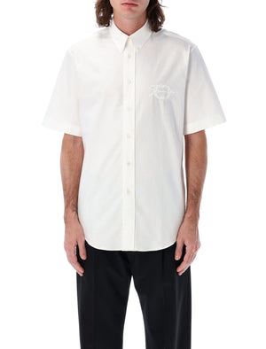 GIVENCHY Embroidered Short Sleeve Shirt - Size 40