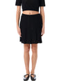 GIVENCHY Pleated Mini Skirt in Monogram Jacquard - Size S