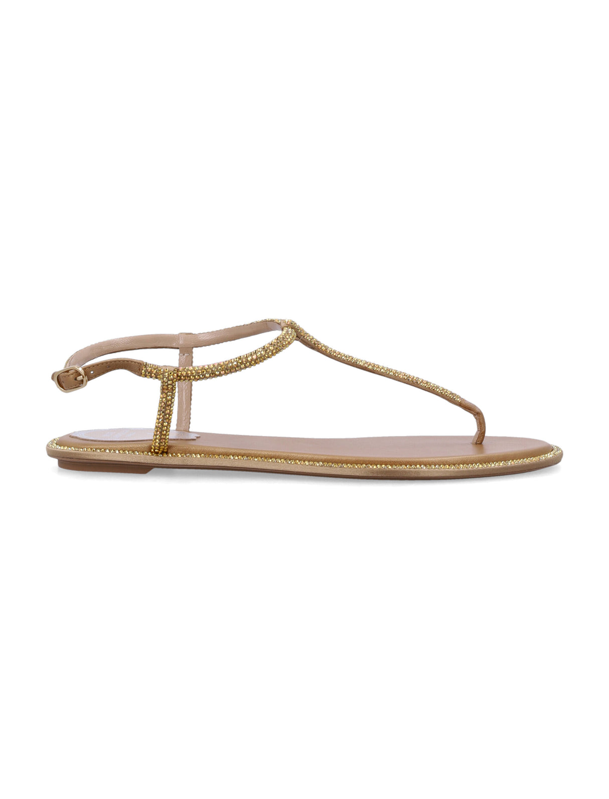 RENE CAOVILLA Mini Crystal-Embellished Thong Sandals