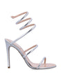 RENE CAOVILLA Cleo Metallic Mini Sandal with High Heel