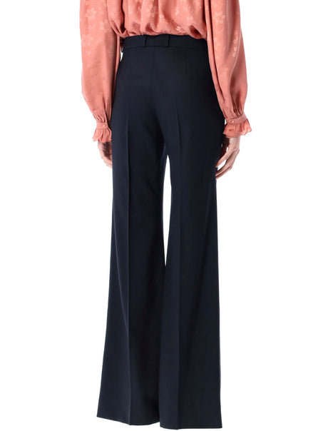 CHLOÉ Flared Tailored Trousers - Size 36