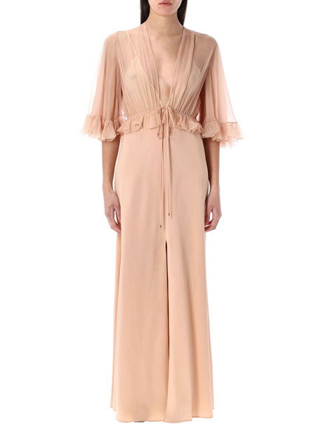 CHLOÉ V-Neck Long Dress - Size 36