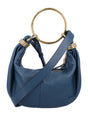 CHLOÉ Mini Grained Leather Hobo Handbag