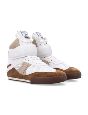 CHLOÉ High-Top Women's Fashion Sneakers - Spring/Summer 2025