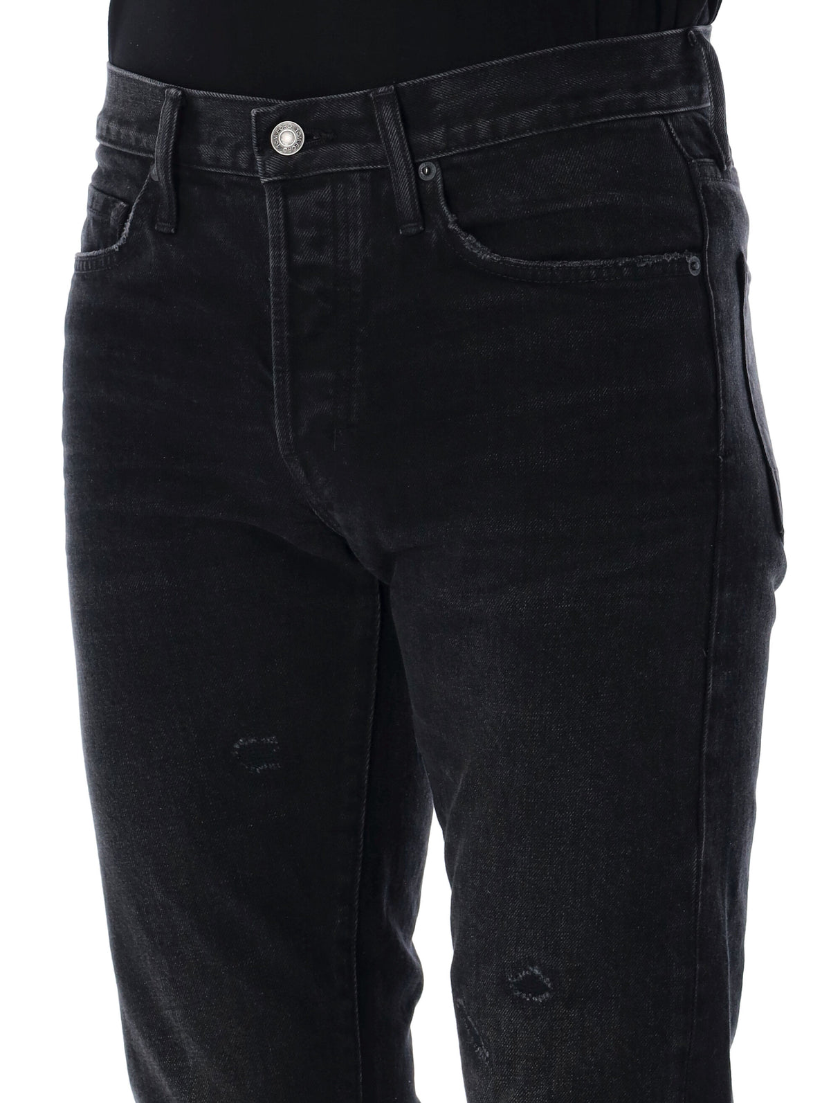 TOM FORD Repaired Denim Pants - Straight Fit, Size 32