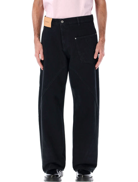 JW ANDERSON Low Waist Twisted Workwear Denim Pants - Size 32