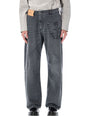 JW ANDERSON Men's Twisted Workwear Denim Pants - Relaxed Fit Size 32