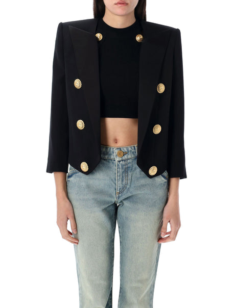 BALMAIN Mini 6-Button Cropped Jacket