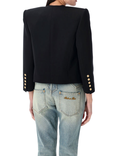 BALMAIN Mini 6-Button Cropped Jacket