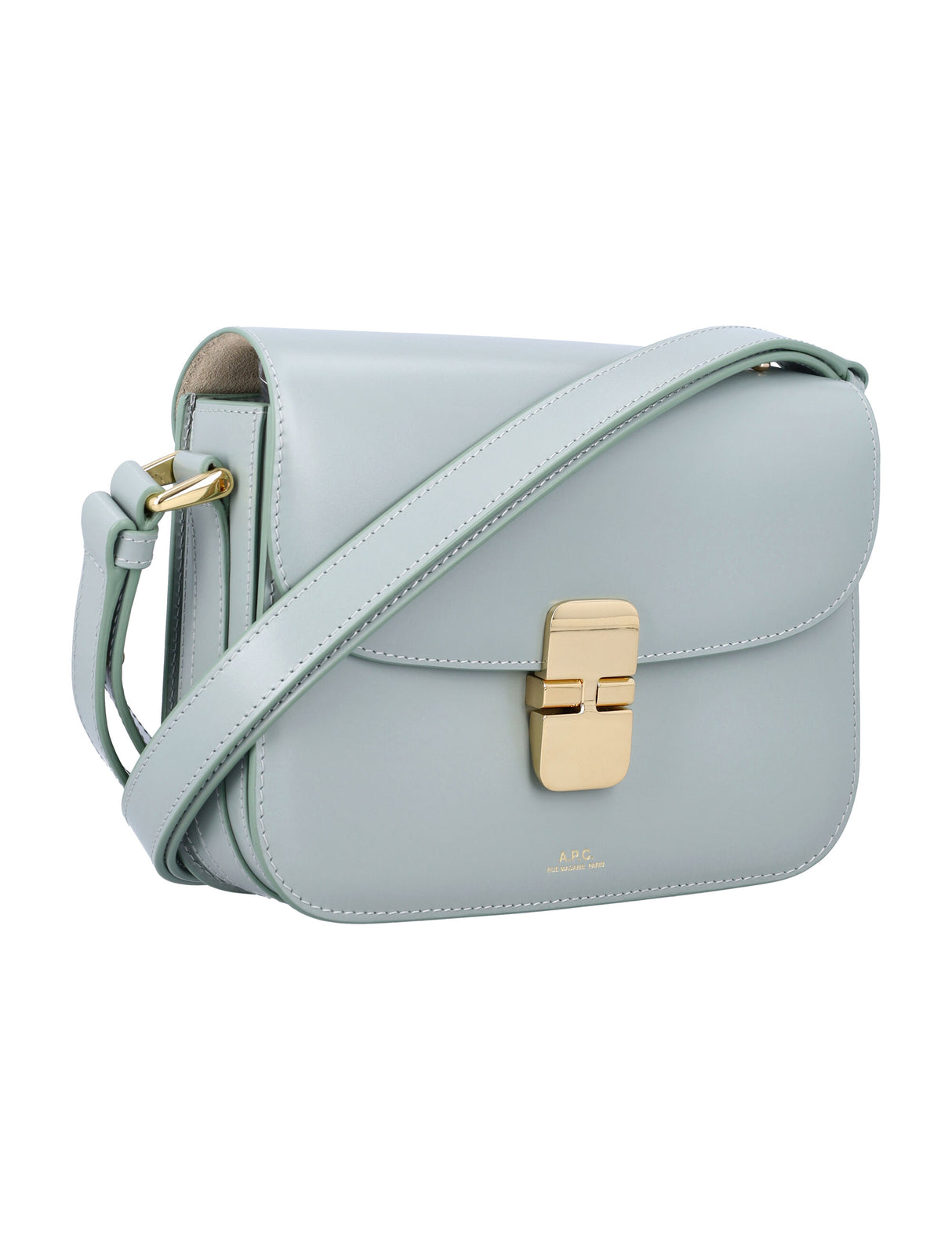 A.P.C. Mini Foldover Handbag with Adjustable Strap