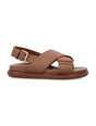 MARNI Leather Fussbett Sandals for Women