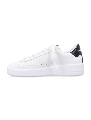 GOLDEN GOOSE Pure Leather Round Toe Sneakers for Men