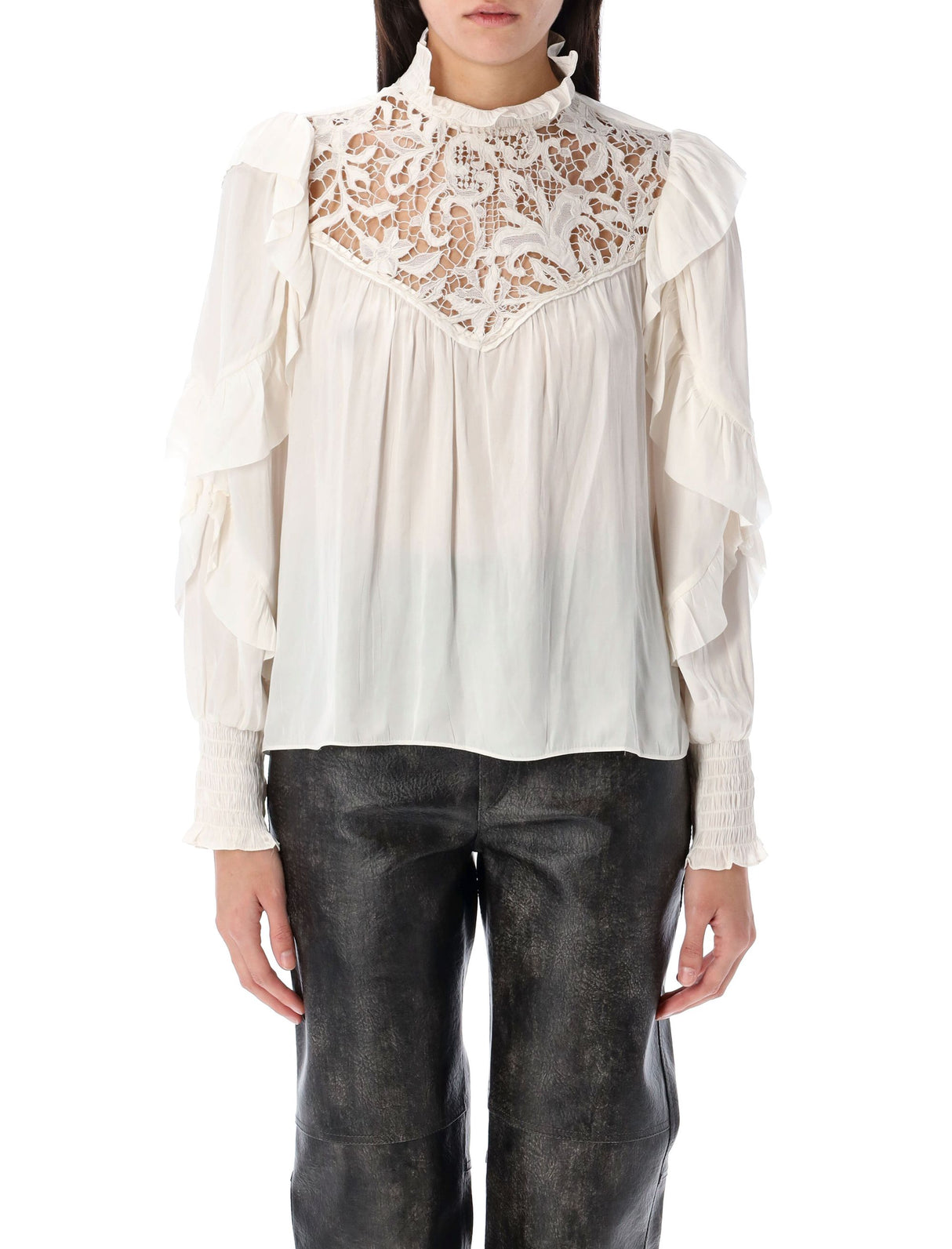 ISABEL MARANT Ruffled Lace Blouse for Women